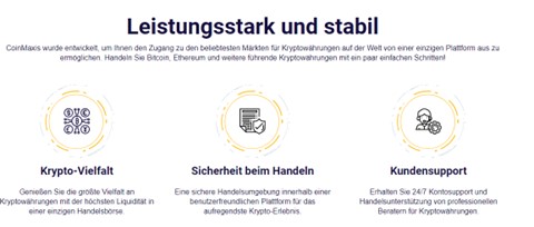 Coinmaxis Großartige Kundenbetreuung 