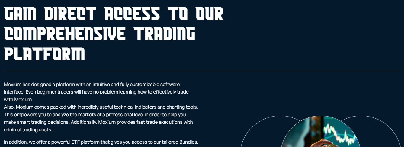 Moxium Trading platform